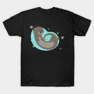 Otter Christmas T-Shirt